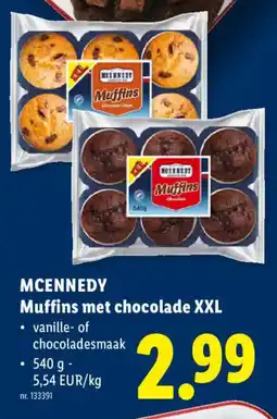 Lidl Muffins met chocolade XXL aanbieding