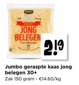 Jumbo Jumbo geraspte kaas jong belegen aanbieding