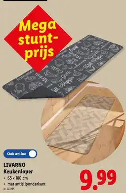Lidl Livarno keukenloper aanbieding