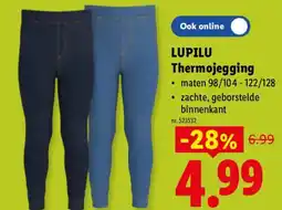Lidl Lupilu Thermojegging aanbieding