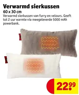 Kruidvat Verwarmd sierkussen aanbieding