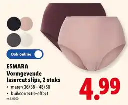 Lidl Vormgevende lasercut slips aanbieding