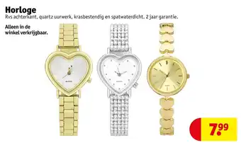Kruidvat Horloge aanbieding