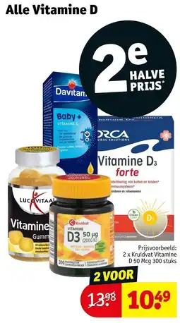 Kruidvat Vitamine D aanbieding