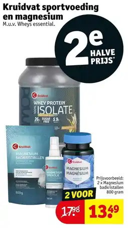 Kruidvat Kruidvat sportvoeding en magnesium aanbieding