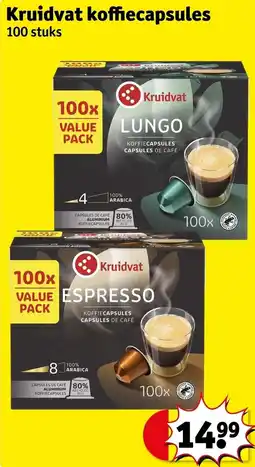 Kruidvat Kruidvat koffiecapsules aanbieding