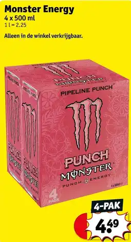 Kruidvat Monster Energy aanbieding