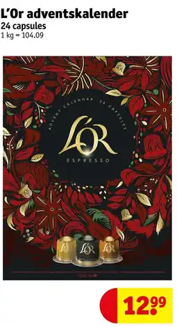 Kruidvat L'Or adventskalender aanbieding