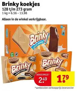 Kruidvat Brinky koekjes aanbieding