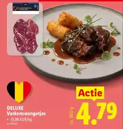 Lidl Deluxe Varkenswangetjes aanbieding