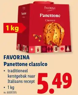 Lidl Favorina panettone classico aanbieding