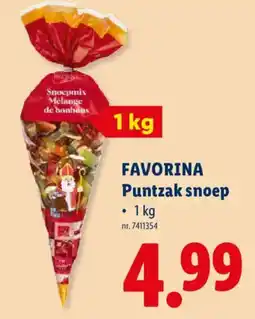 Lidl favorina puntzak snoep aanbieding