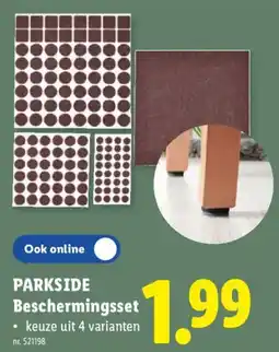 Lidl Parkside beschermingsset aanbieding