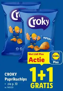 Lidl Croky Paprikachips aanbieding