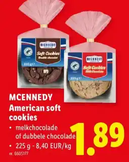 Lidl Mcennedy american soft cookies aanbieding