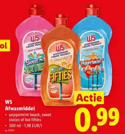 Lidl W5 Afwasmiddel aanbieding