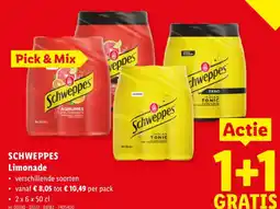 Lidl Schweppes Limonade aanbieding