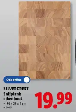 Lidl Snijplank eikenhout aanbieding