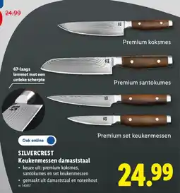 Lidl Keukenmessens damaststaal aanbieding
