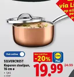 Lidl koperen steelpaan aanbieding