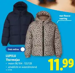 Lidl Lupilu Thermojas aanbieding