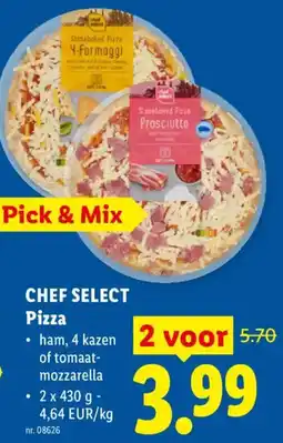 Lidl Chef Select Pizza aanbieding
