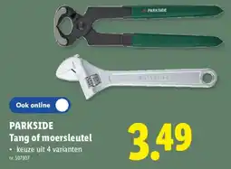 Lidl Tang of moersleutel aanbieding