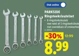 Lidl Parkside ringsteeksleutelset aanbieding