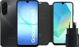 Coolblue Samsung Galaxy A17 128GB Zwart 4G + Accessoirepakket aanbieding