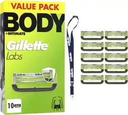 Coolblue GilletteLabs Body Recharges de Rasoir (10 pièces) aanbieding