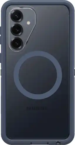 Coolblue OtterBox Defender Samsung Galaxy S26 Plus Back Cover met Magneet Transparant Blauwe Rand aanbieding
