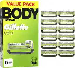 Coolblue GilletteLabs Body Recharges de Rasoir (12 pièces) aanbieding