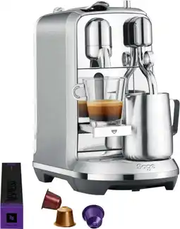 Coolblue Sage Nespresso Creatista Plus SNE800BSS Acier Inoxydable aanbieding