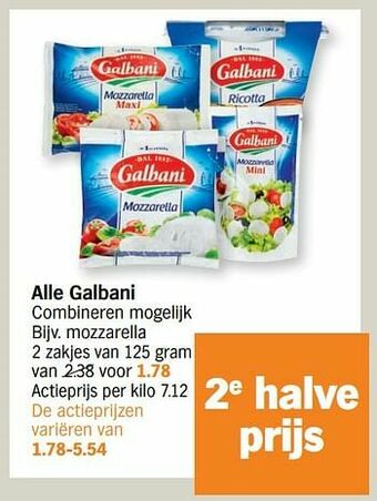 Albert Heijn Mozzarella aanbieding
