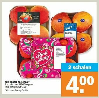Albert Heijn Alle appels op schaal aanbieding