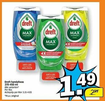 Albert Heijn Dreft handafwas aanbieding