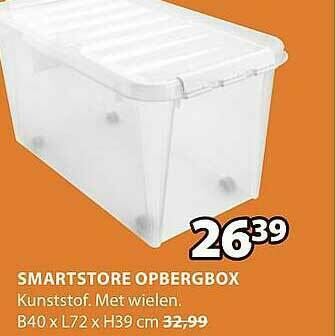 Jysk Smartstore Opbergbox aanbieding