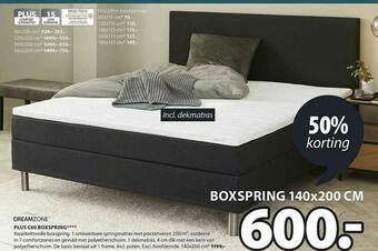 Jysk Plus C60 Boxspring aanbieding