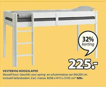 Jysk Vestervig Hoogslaper aanbieding
