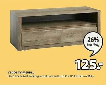 Jysk Vedde Tv Meubel aanbieding