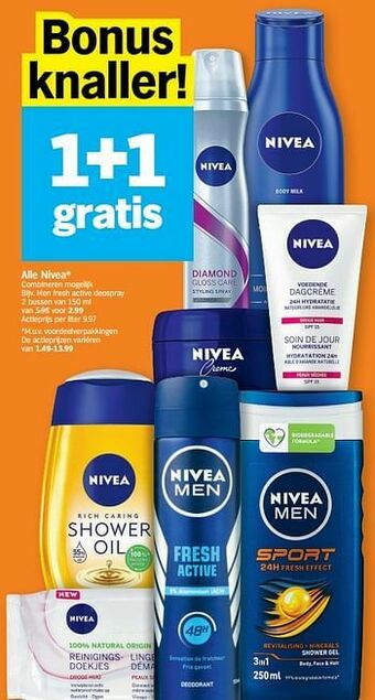 Albert Heijn Men fresh active deospray aanbieding