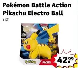 Kruidvat pokemon battle action pikachu electro ball aanbieding