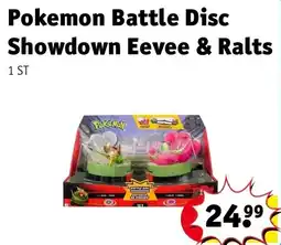 Kruidvat pokemon battle disc showdown eevee & ralts aanbieding