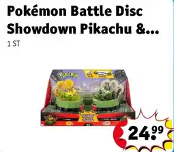 Kruidvat pokemon battle disc showdown pikachu &... aanbieding