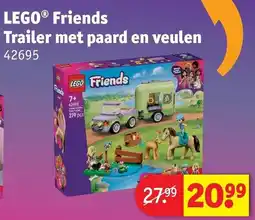 Kruidvat lego friends trailer met paard en veulen aanbieding