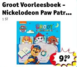 Kruidvat Groot voorleesboek - nickelodeon paw patrol aanbieding