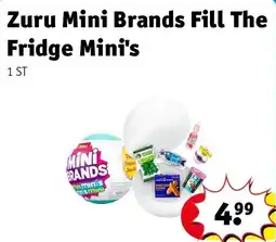 Kruidvat Zuru Mini Brands Fill The Fridge Mini's aanbieding