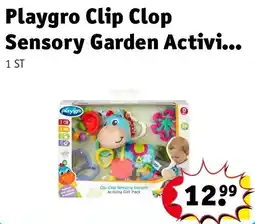 Kruidvat Playgro clip clop sensory garden activity gift pack aanbieding