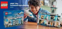 Kruidvat Lego city luchthaven met vliegtuig 60502 aanbieding