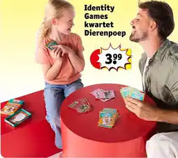 Kruidvat Identity Games kwartet Dierenpoep aanbieding